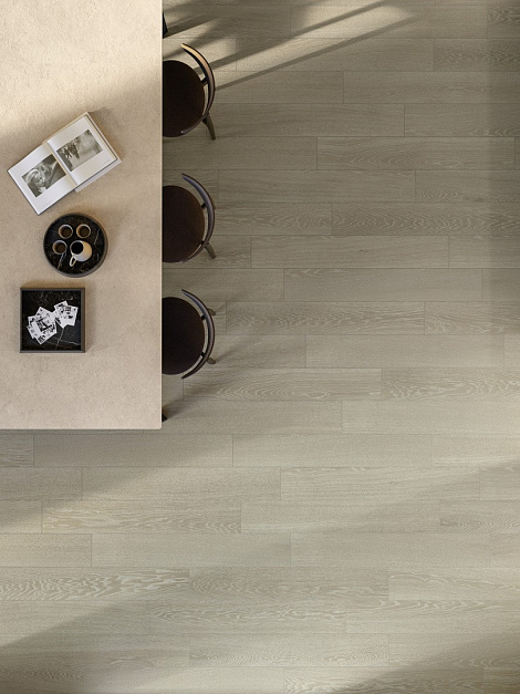 Плитка керамогранит Log Select Silver Flamed 20x120  Matt  ( 1,44 кв.м.) под дерево