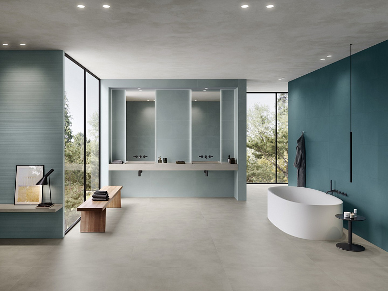 Плитка керамогранит Boost Color Navy 50x120 Matt (1,8 кв.м.) под бетон
