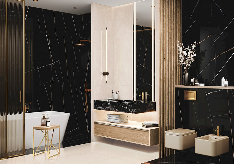 Интерьерные фото коллекции Sahara Noir