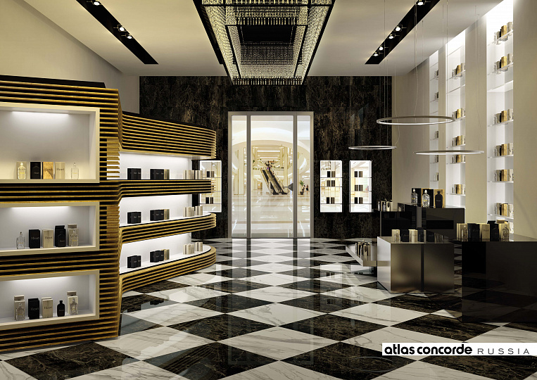 Интерьерные фото коллекции Supernova Marble