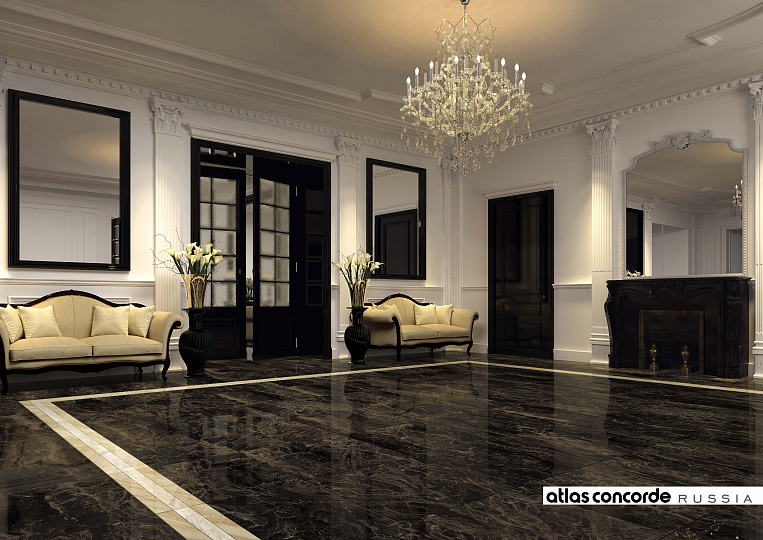 Интерьерные фото коллекции Supernova Marble