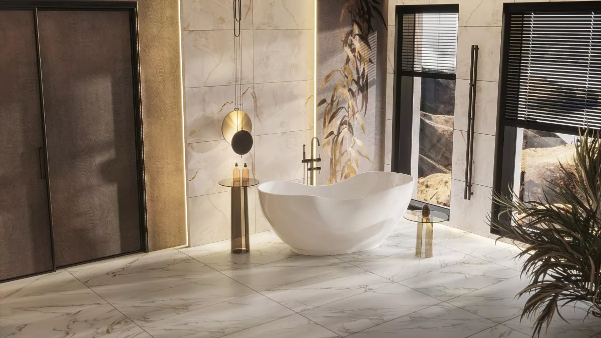 Плитка керамогранит Prime Ceramics Onice Majenta 1200x600x