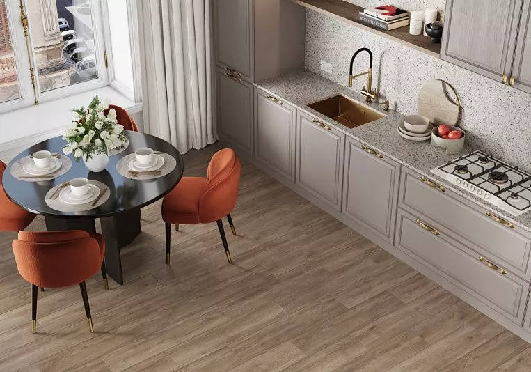 Интерьерные фото коллекции Realwood (керамогранит)